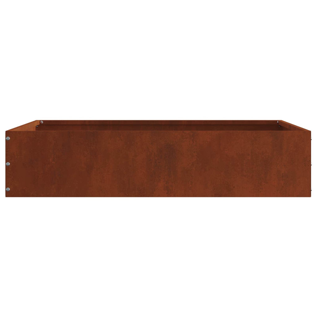 Bordura per Prato 6 pz Ruggine 60 x 60 x 13 cm