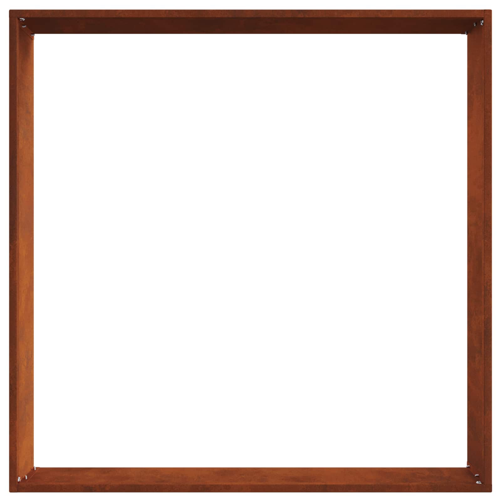 Bordura per Prato 6 pz Ruggine 60 x 60 x 13 cm