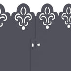 Bordure per prato 30 pcs Antracite 103 x 0,05 x 22 cm Acciaio