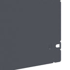 Bordure per prato 30 pezzi antracite 103 x 0,05 x 22 cm acciaio