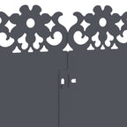 Bordure per prato 30 pezzi antracite 103 x 0,05 x 22 cm acciaio