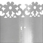 Bordure per prato in acciaio inossidabile 20 pezzi Argento 103 x 0,05 x 22 cm