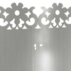 Bordure per prato 10 pezzi Argento 103 x 0,05 x 22 cm
