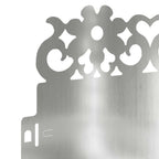 Bordure per prato 30 pezzi Argento 103 x 22 cm Acciaio zincato