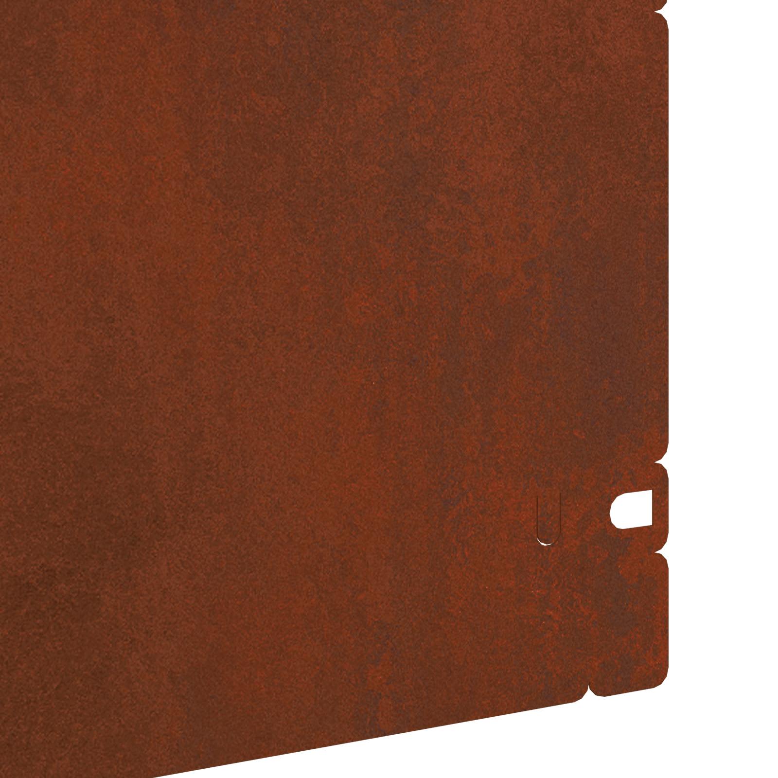 Bordure per prato 20 pz Ruggine 103 x 0,05 x 22 cm