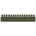 Bordure per prato 10 pcs Verde oliva 103 x 0,05 x 22 cm Acciaio