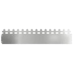 Bordure per prato 30 pezzi Argento 103 x 0,05 x 22 cm
