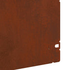 Bordure per prato 10 pcs Ruggine 103 x 0,05 x 22 cm