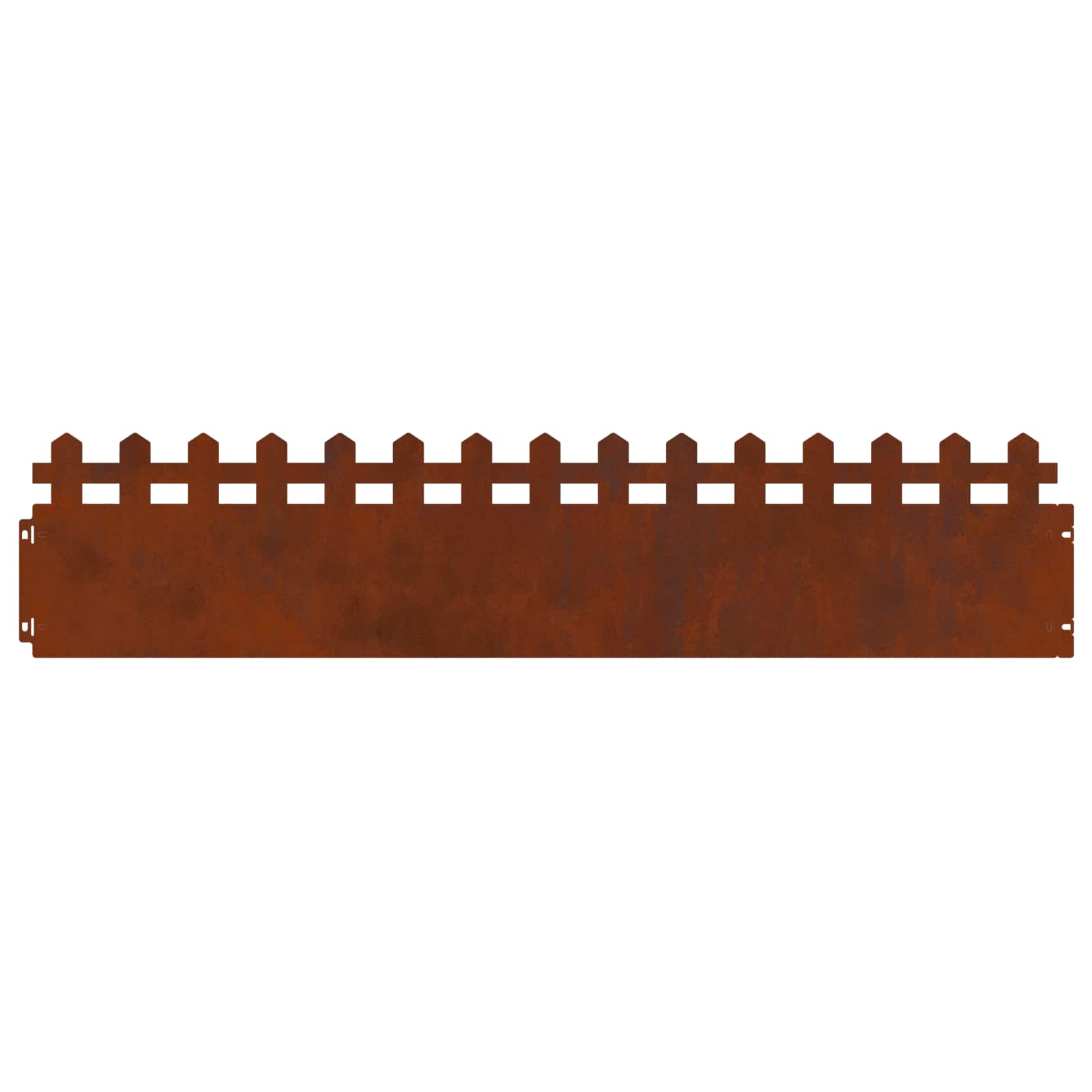 Bordure per prato 10 pcs Ruggine 103 x 0,05 x 22 cm