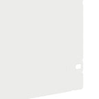Bordure per prato 10 pezzi Bianco 103 x 0,05 x 22 cm Acciaio