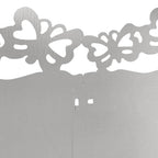Bordure per prato 20 pezzi argento 103 x 0,05 x 22 cm acciaio inossidabile