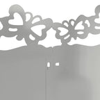 Bordure per prato 30 pz Argento 103 x 0,05 x 22 cm Acciaio zincato