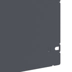 Bordure per prato 10 pezzi Antracite 103 x 0,05 x 22 cm Acciaio