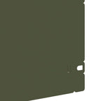 Bordure per prato 20 pz Verde oliva 103 x 22 cm Acciaio