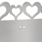 Bordure per prato 30 pezzi Argento 103 x 0,05 x 22 cm