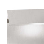 Recinto per lumache in acciaio inossidabile argento 50 x 3,5 x 25 cm