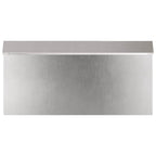Recinto per lumache 4 pezzi Argento 50 x 3,5 x 25 cm