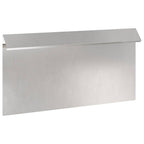 Recinto per lumache 16 pezzi acciaio inossidabile argento 50 x 3,5 x 25 cm