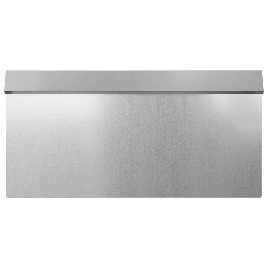 Recinto per lumache Argento 50 x 3,5 x 25 cm Acciaio zincato
