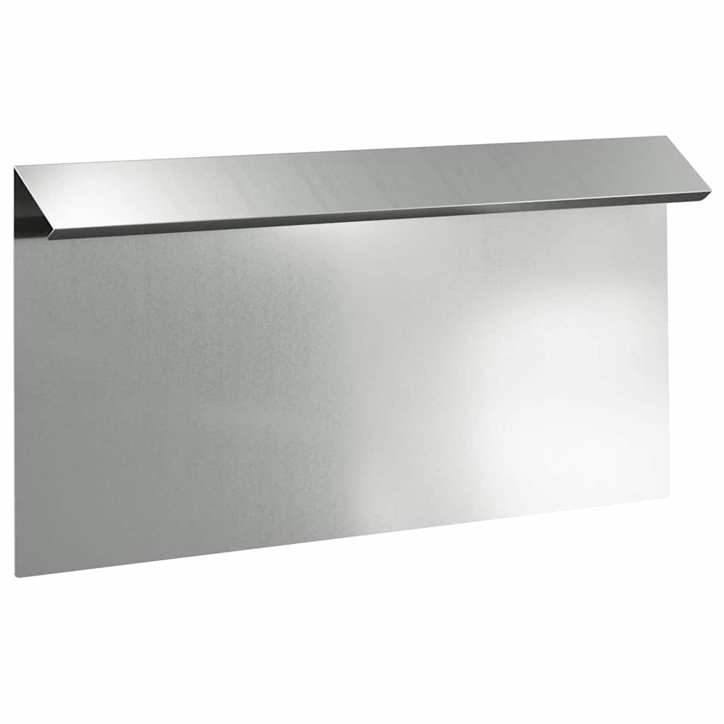 Recinto per lumache 16 pezzi Argento 50 x 3,5 x 25 cm