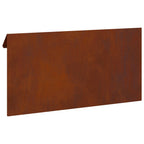 Recinto per lumache in acciaio Ruggine 50 x 3,5 x 25 cm