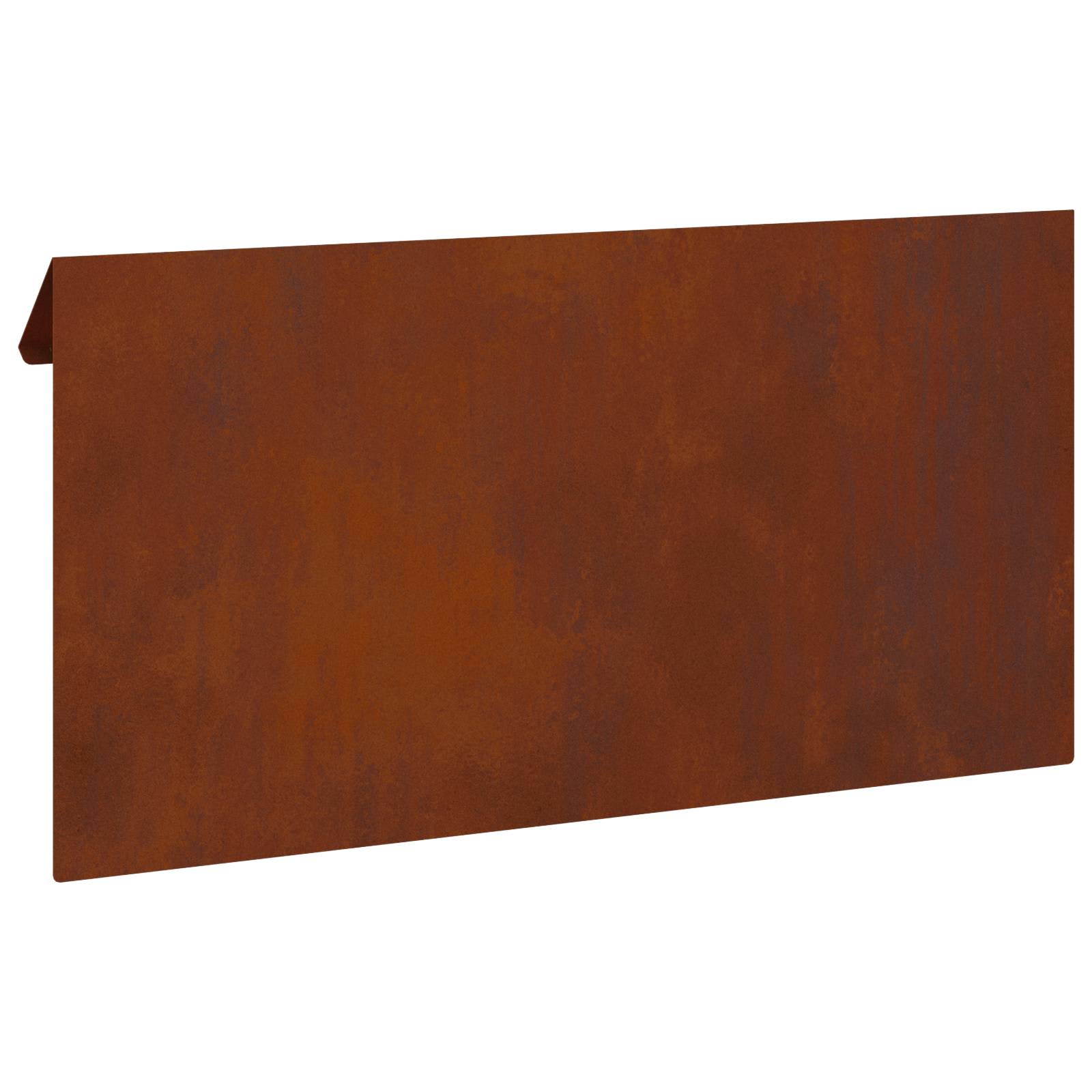 Recinto per lumache in acciaio Ruggine 50 x 3,5 x 25 cm