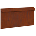 Recinto per lumache 16 pezzi Ruggine 50 x 3,5 x 25 cm