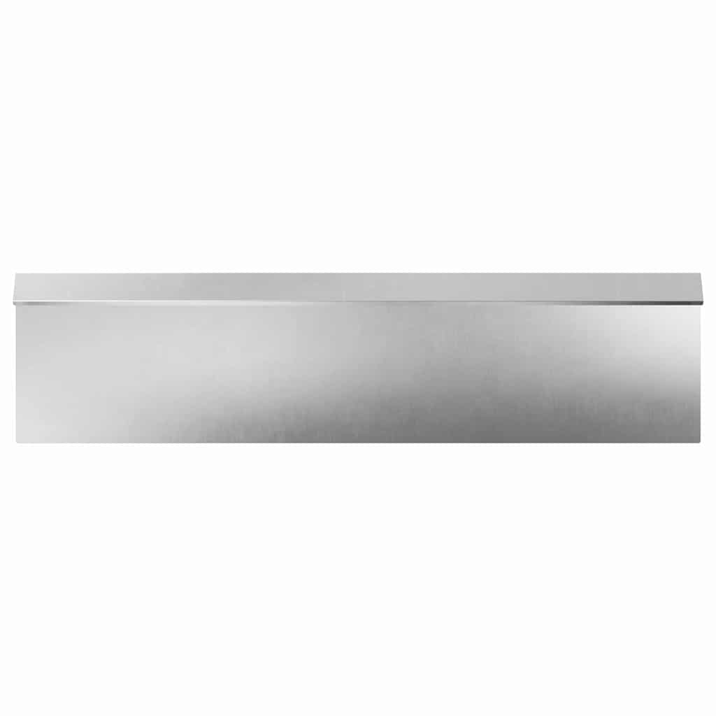 Recinto per lumache in acciaio inossidabile Argento 100 x 3,5 x 25 cm
