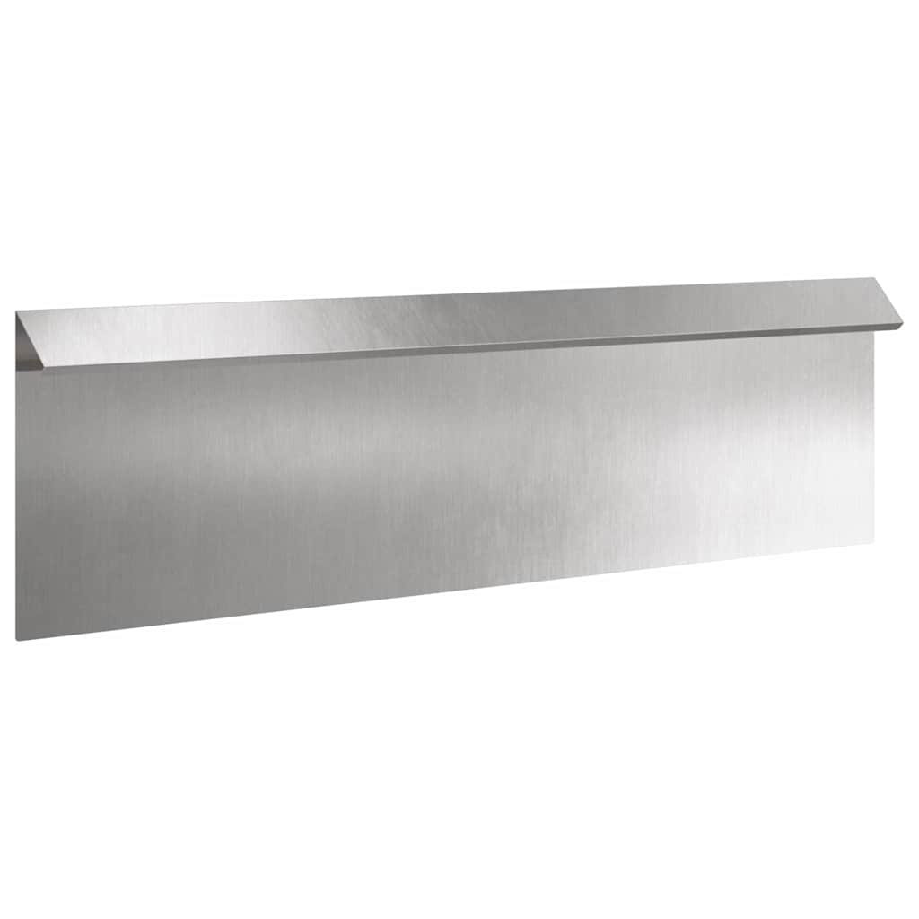 Recinto per lumache 16 pezzi Argento 100 x 3,5 x 25 cm