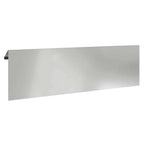 Recinto per lumache in acciaio zincato 100 x 3,5 x 25 cm argento