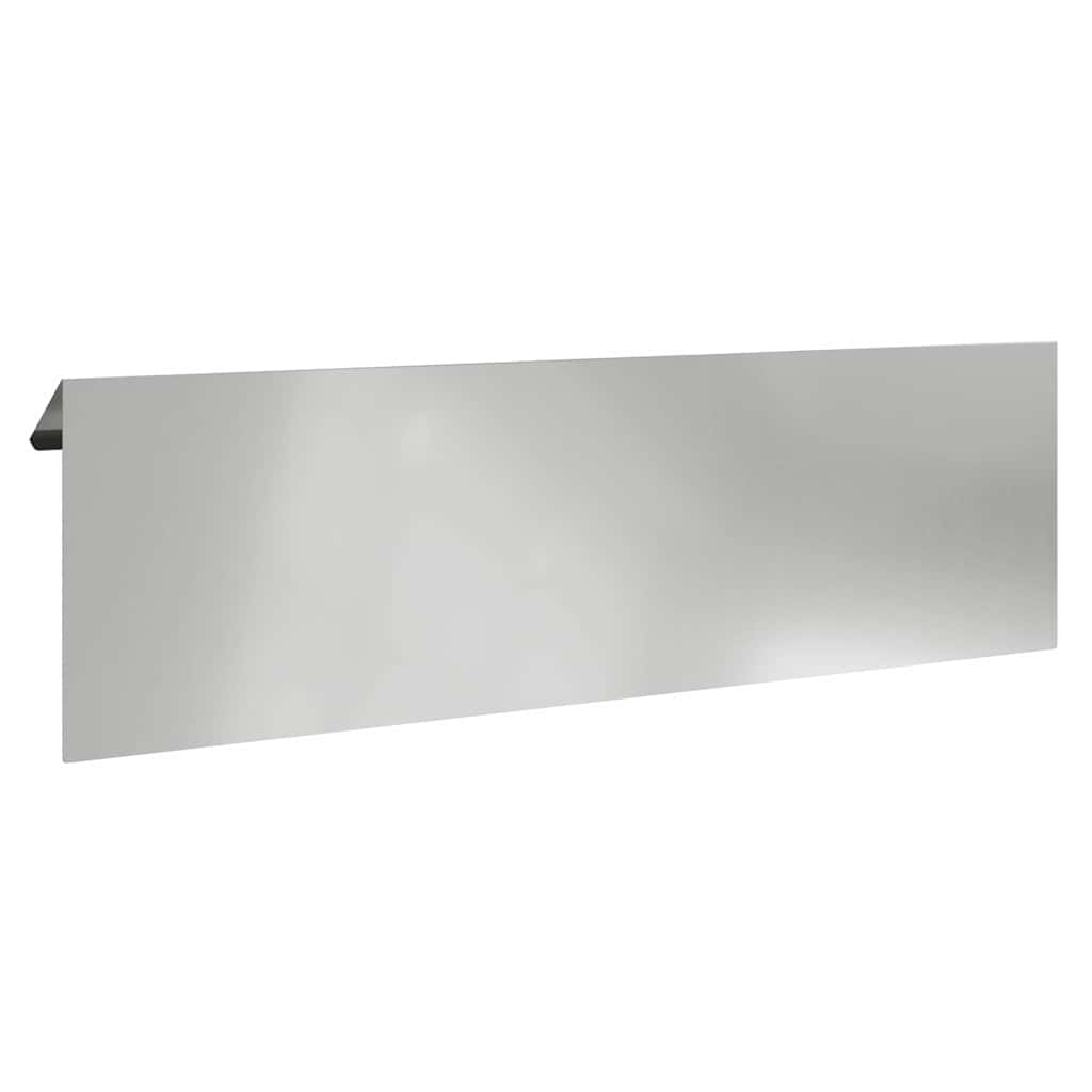 Recinto per lumache in acciaio zincato 100 x 3,5 x 25 cm argento