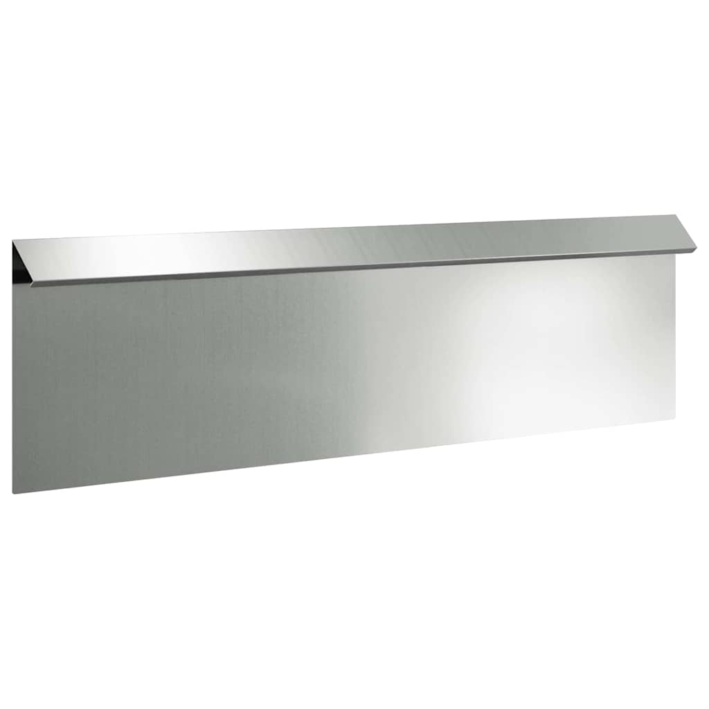 Recinto per lumache 16 pezzi Argento 100 x 3,5 x 25 cm