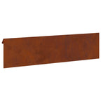 Recinto per lumache in acciaio Ruggine 100 x 3,5 x 25 cm