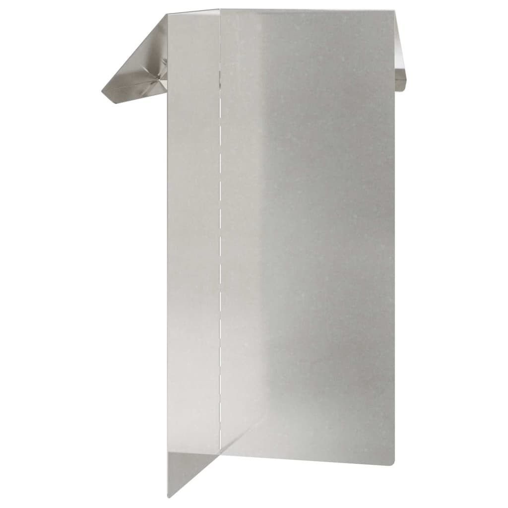 Recinto per lumache in acciaio inossidabile 13,5 x 13,5 x 25 cm - Confezione 4 pezzi