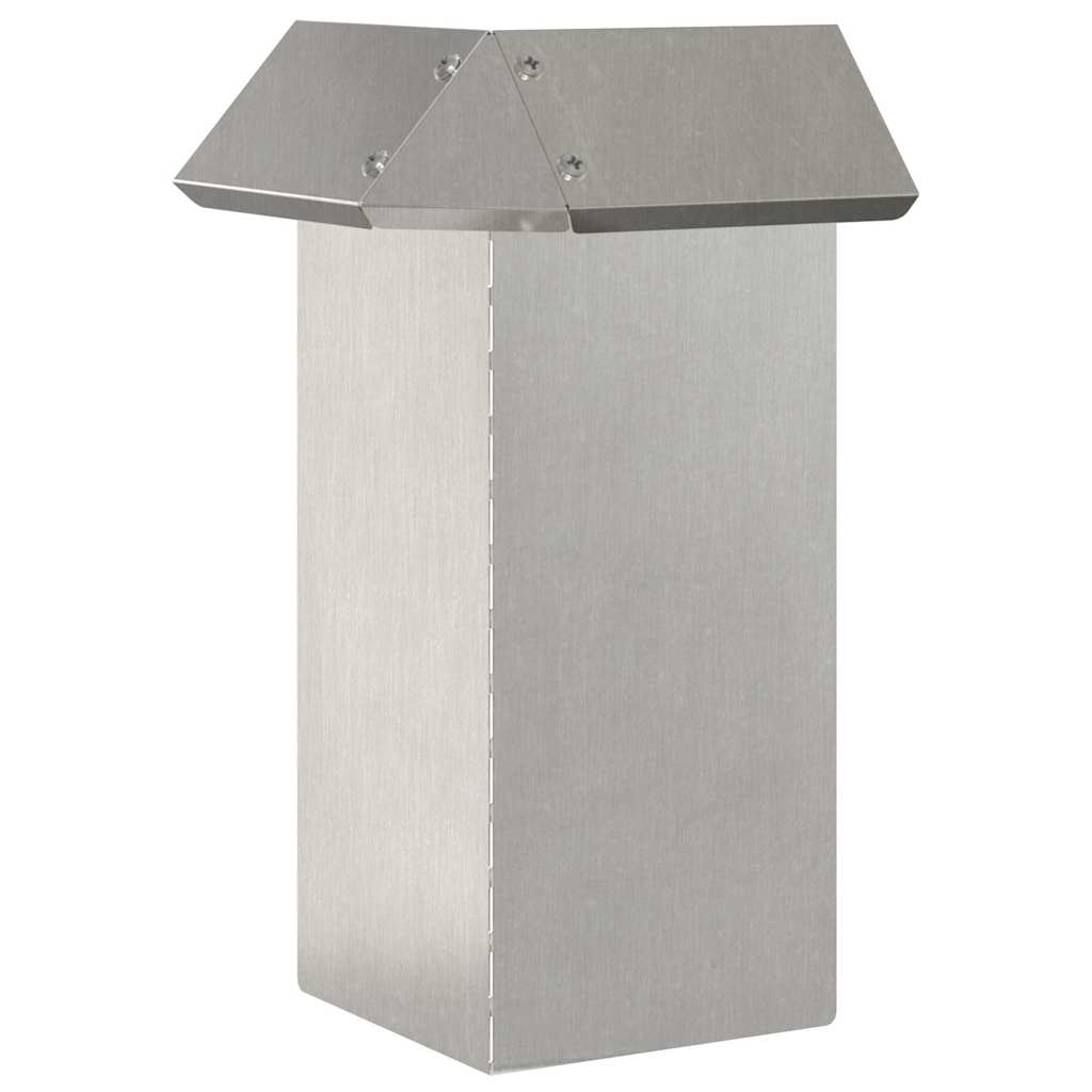 Recinto per lumache in acciaio inossidabile 13,5 x 13,5 x 25 cm - Confezione 4 pezzi