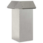 Recinto per lumache in acciaio inossidabile 13,5 x 13,5 x 25 cm - Confezione 4 pezzi