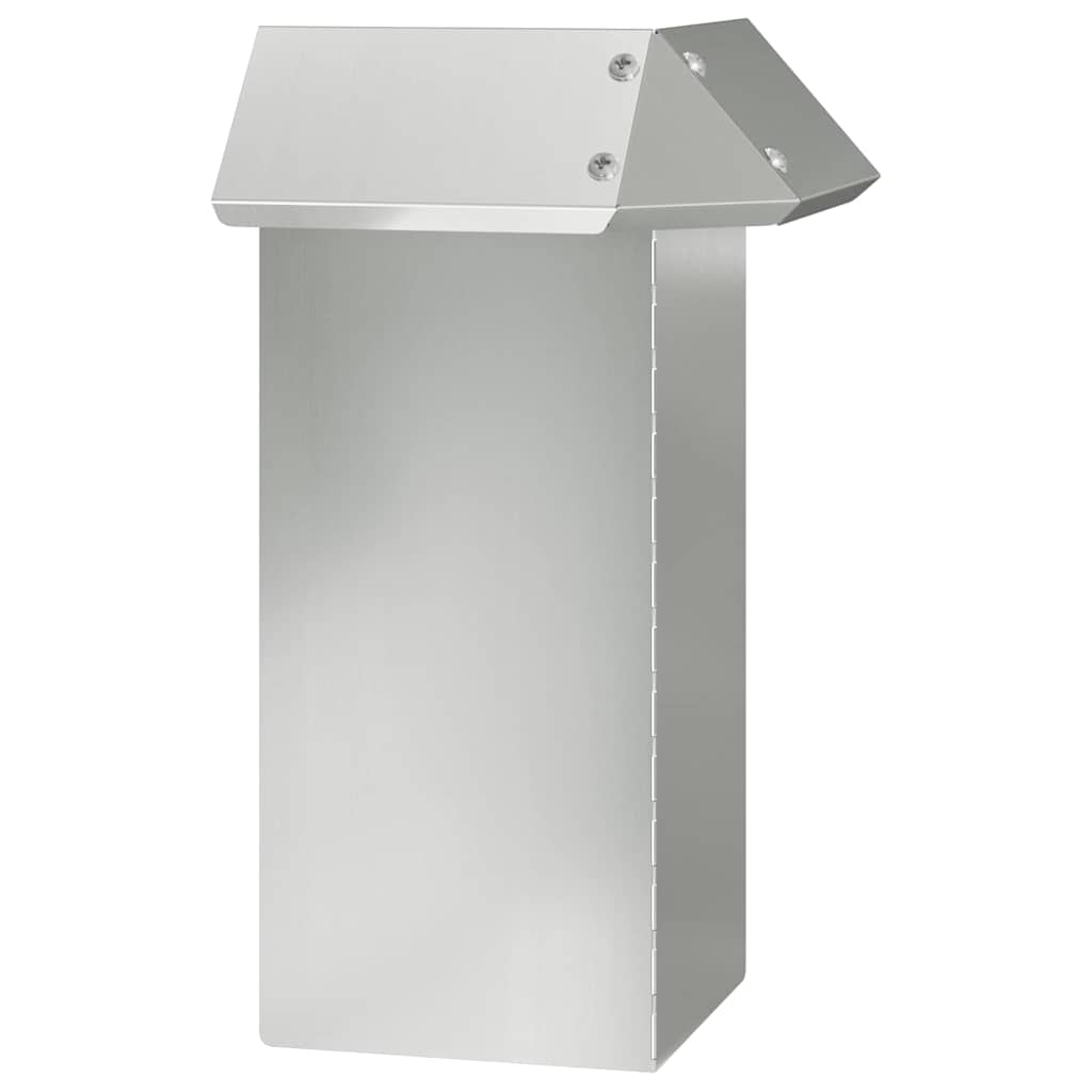Recinto per lumache argento 13,5 x 13,5 x 25 cm acciaio zincato