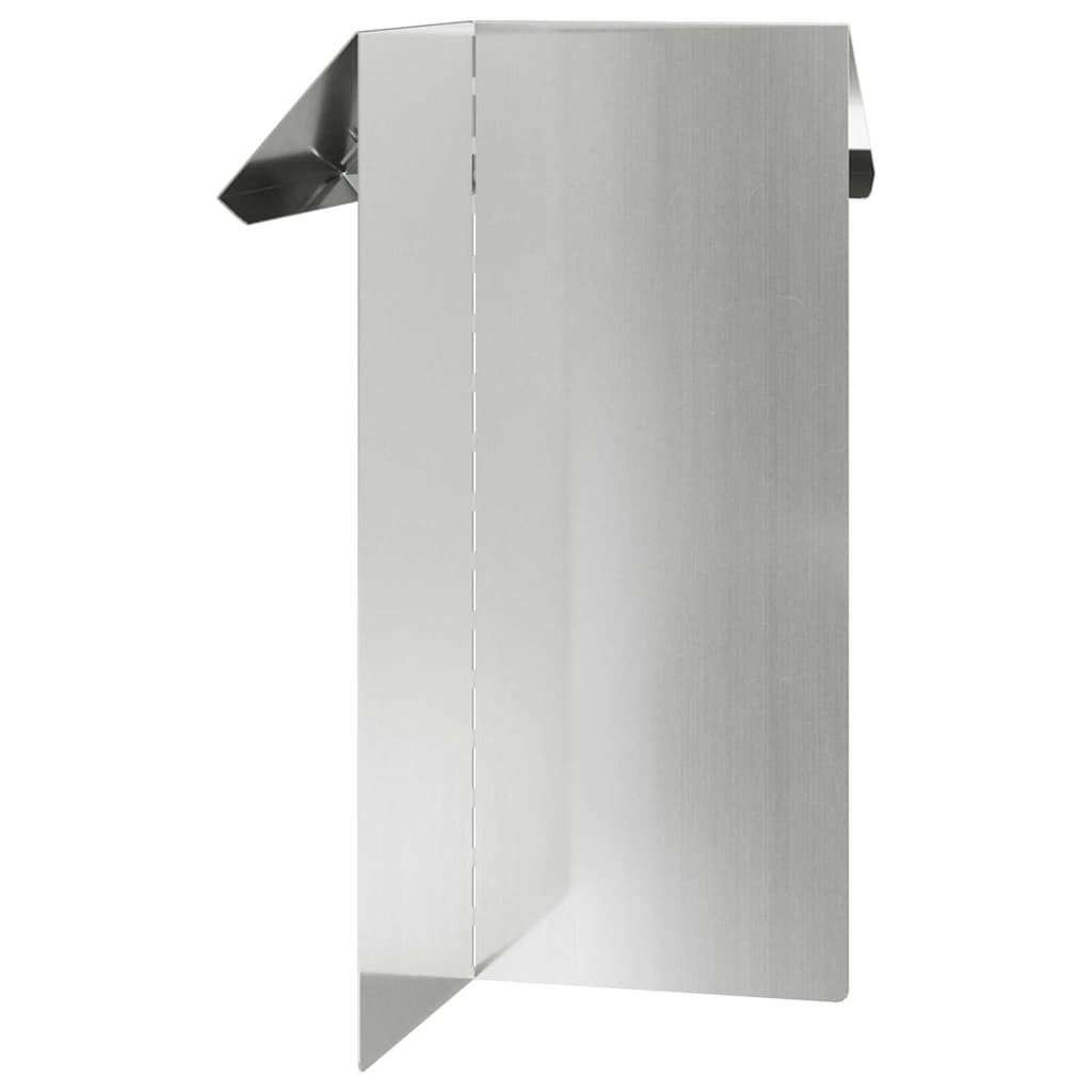 Recinto per lumache argento 13,5 x 13,5 x 25 cm acciaio zincato