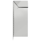 Recinto per lumache 4 pezzi acciaio zincato argento 10 x 10 x 25 cm
