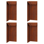 Recinto per lumache 4 pezzi Ruggine 10 x 10 x 25 cm