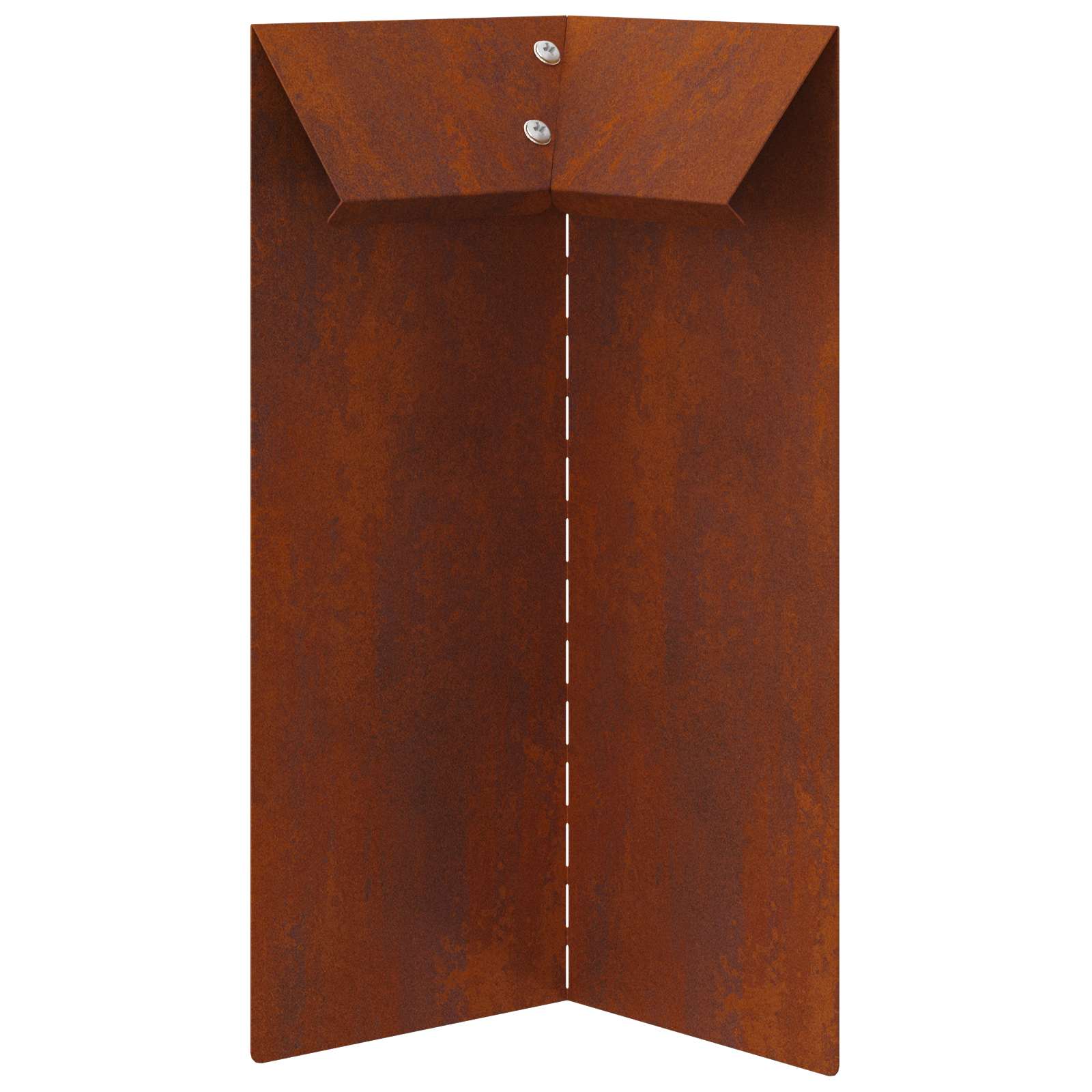Recinto per lumache 4 pezzi Ruggine 10 x 10 x 25 cm