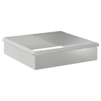 Recinzione per Lumaca Argento Acciaio Zincato 100x25 cm - Set 8 Pezzi