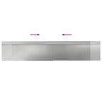 Recinzione per Lumaca Argento Acciaio Zincato 100x25 cm - Set 8 Pezzi