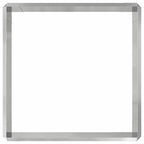 Recinzione per Lumaca Argento Acciaio Zincato 100x25 cm - Set 8 Pezzi