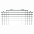 Set di Recinzione per Stagno 5 pezzi Verde 100 x 50 cm Acciaio