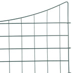 Set di Recinzione per Stagno 5 pezzi Verde 100 x 50 cm Acciaio