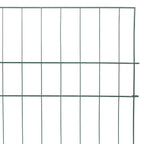 Set di Recinzione per Stagno 5 pezzi Verde 100 x 50 cm Acciaio