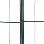 Set di Recinzione per Stagno 5 pezzi Verde 100 x 50 cm Acciaio