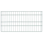 Set di Recinzione per Stagno 5 pezzi Verde 100 x 50 cm Acciaio