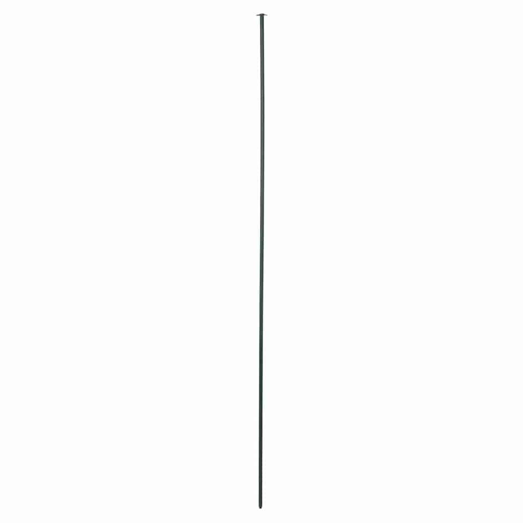 Set di Recinzione per Stagno 5 pezzi Verde 100 x 50 cm Acciaio